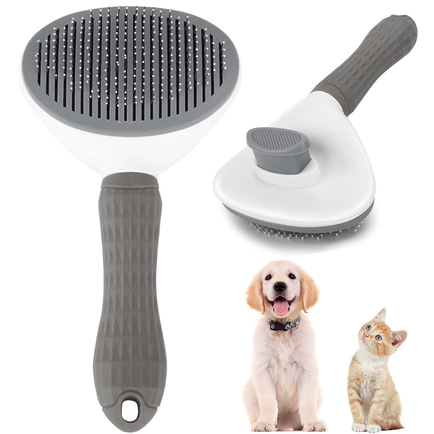 Spazzola Autopulente per Cani e Gatti – Rimuove i Peli in 5 Secondi