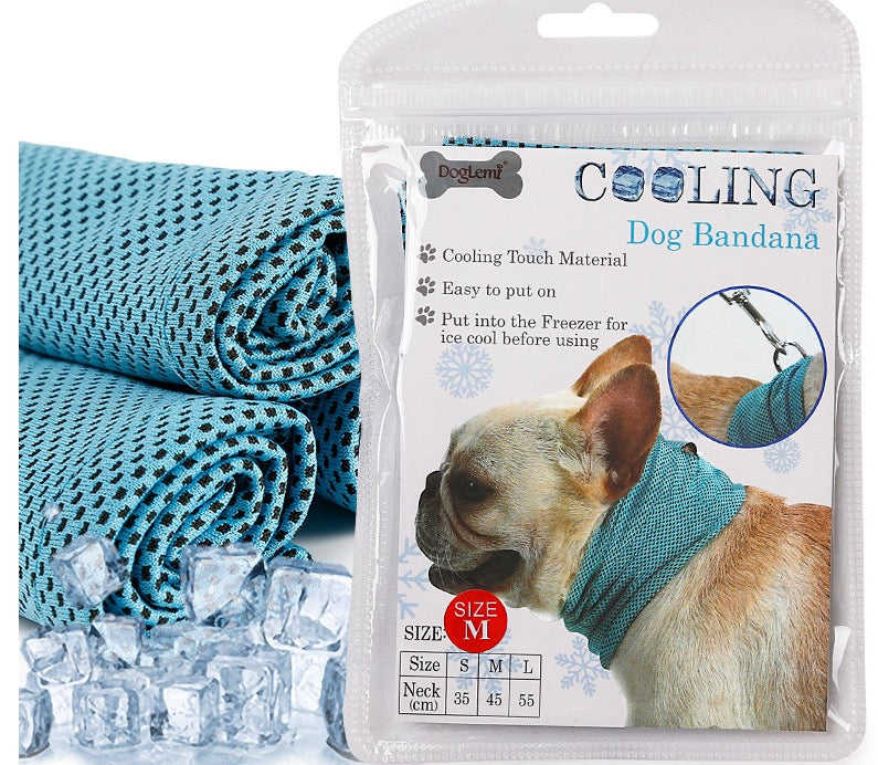 Bandana Rinfrescante per Cani – Stop al Caldo in 10 Secondi! 🐶❄️